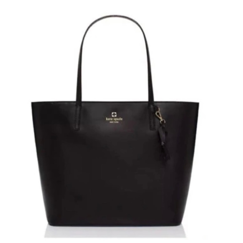 Kate Spade Black Sawyer Street Maxi Tote